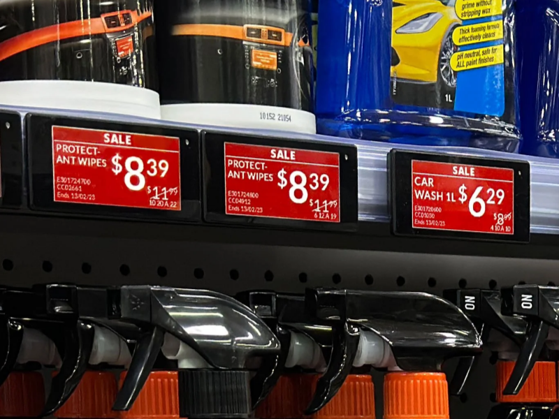 Jakie rodzaje etykiet są dostępne dla półek elektronicznych?