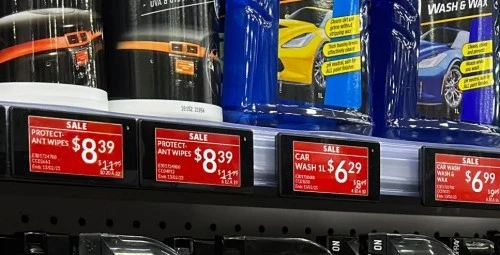 Które sklepy spożywcze mają cyfrowe metki z cenami?