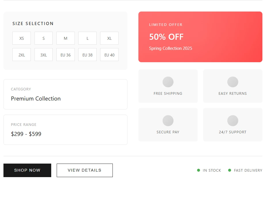 Fashion Retail Template Fashion Retail Template