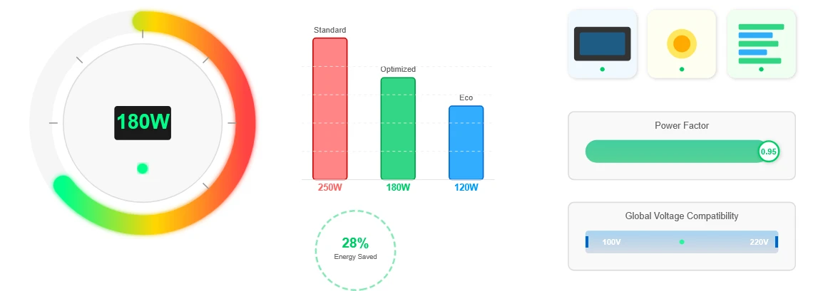 Power Consumption Comparison Power Consumption Comparison