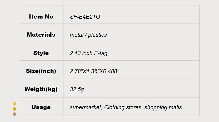 2.13inch electronic price tag extruison channel