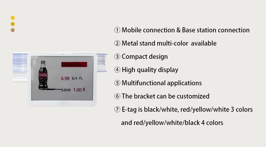 5.8 Inch Electronic Price Tag Extrusion Channel 5.8 Inch Electronic Price Tag Extrusion Channel