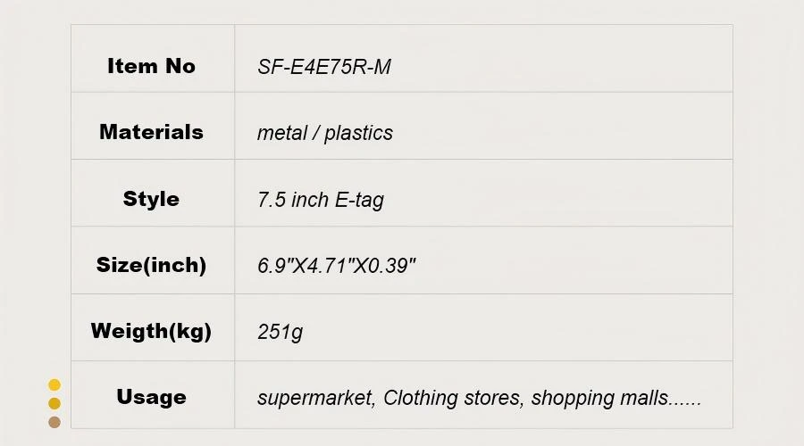 7.3 Inch Electronic Price Tag Extrusion Channel 7.3 Inch Electronic Price Tag Extrusion Channel